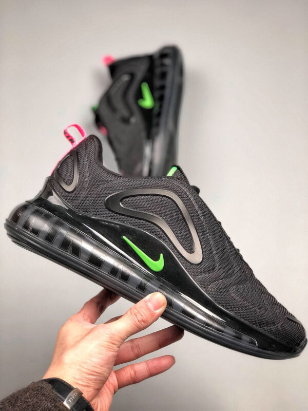 Nike Air Max 720 Black Hyper Pink-Scream Green For Sale