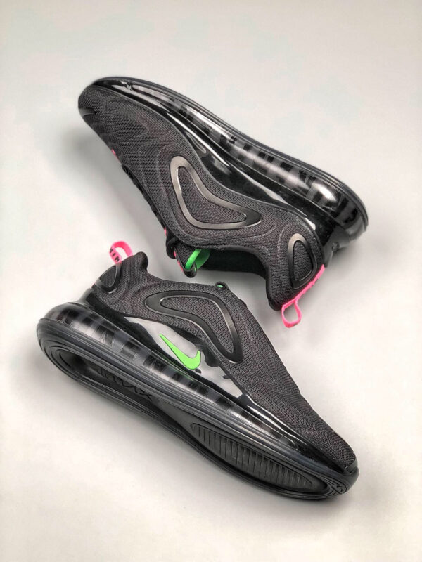 Nike Air Max 720 Black Hyper Pink-Scream Green For Sale