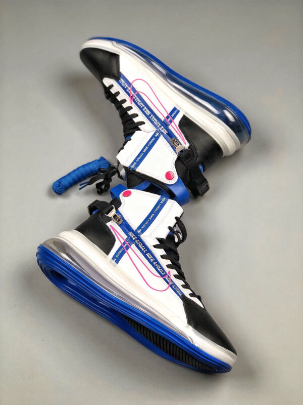 Nike Air Max 720 Saturn White Black-Blue AO2110-101 For Sale