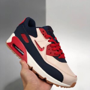 Nike Air Max 90 Home & Away Sail University Red-Gum Medium Brown