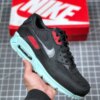 Nike Air Max 90 Premium Vinyl Black Cool Grey-Teal Tint-University Red For Sale