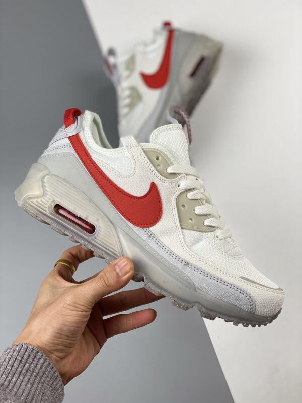 Nike Air Max 90 Terrascape White Red DQ3987-100 For Sale