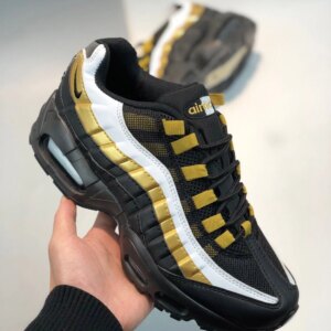 Nike Air Max 95  Black Metallic Gold On Sale