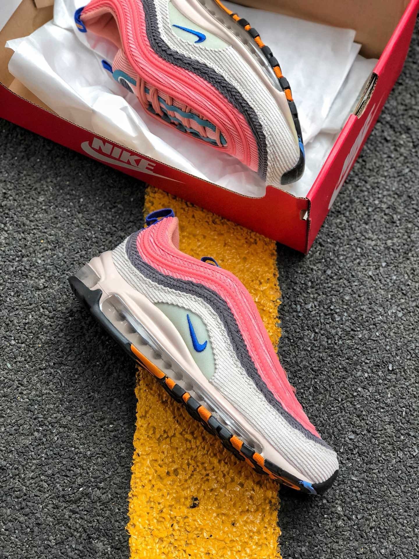 Nike Air Max 97 Corduroy Pack Desert Sand Pink On Sale