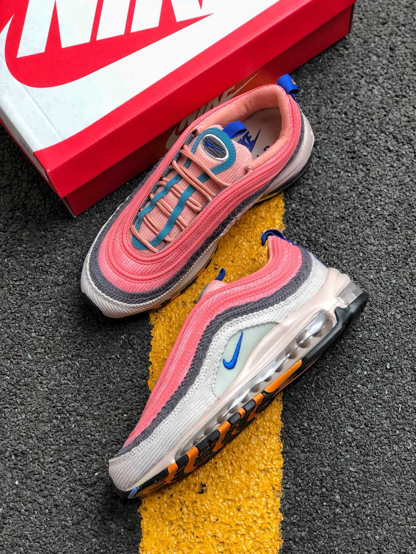 Nike Air Max 97 Corduroy Pack Desert Sand Pink On Sale