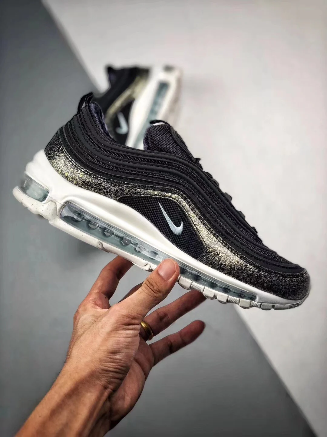 Nike Air Max 97 Ornament Black Glacier Blue For Sale