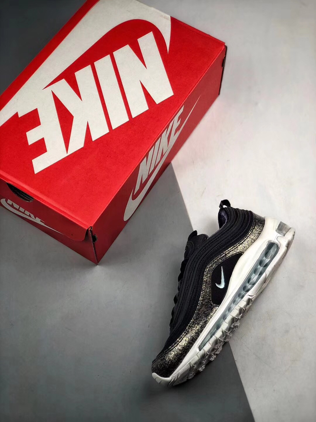 Nike Air Max 97 Ornament Black Glacier Blue For Sale