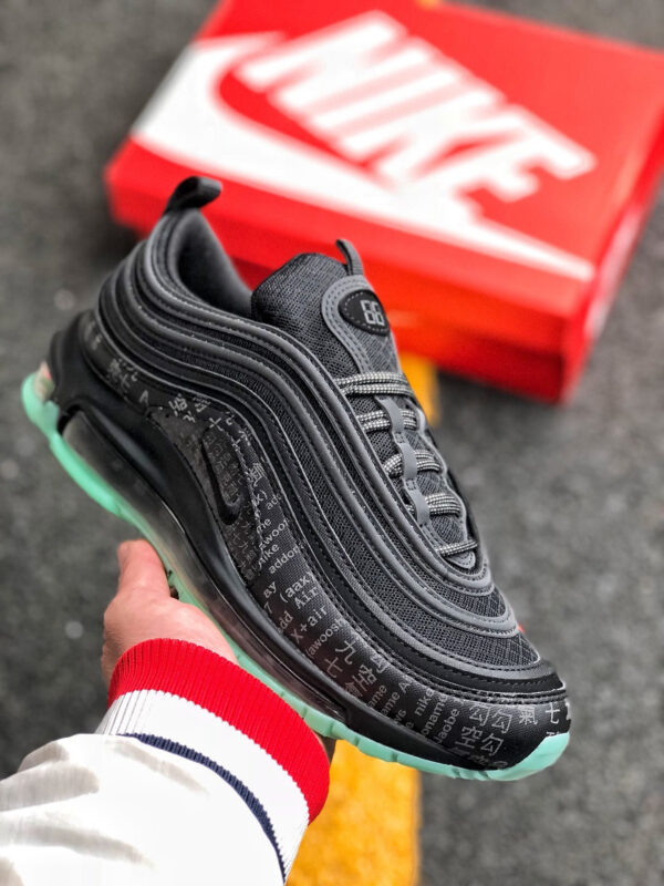 Nike Air Max 97 Black Green Glow 921826-017 On Sale