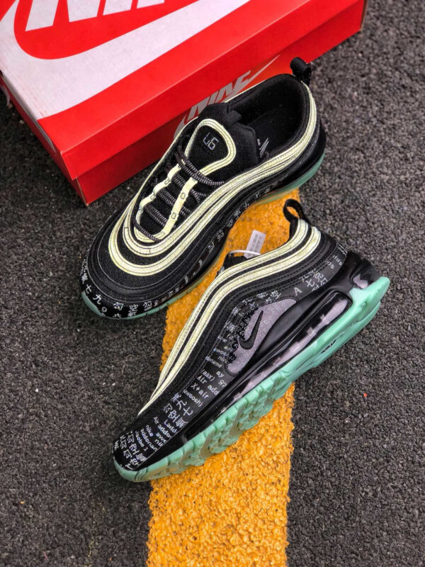 Nike Air Max 97 Black Green Glow 921826-017 On Sale