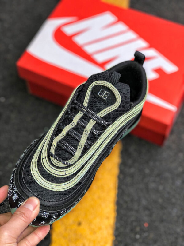 Nike Air Max 97 Black Green Glow 921826-017 On Sale