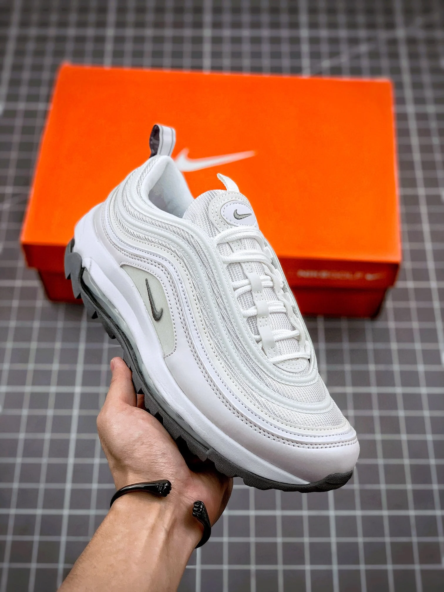 Nike Air Max 97 Golf White Grey CI7538-100 For Sale