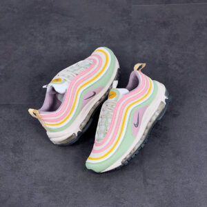 Nike Air Max 97 Multi Pastel Pink Orange-Yellow-Green For Sale