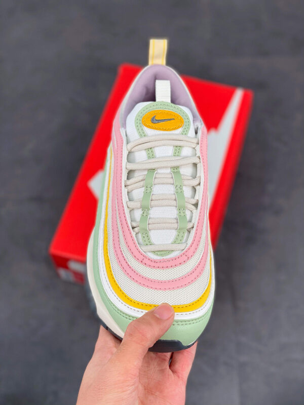 Nike Air Max 97 Multi Pastel Pink Orange-Yellow-Green For Sale