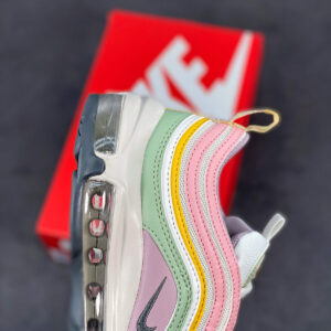 Nike Air Max 97 Multi Pastel Pink Orange-Yellow-Green For Sale