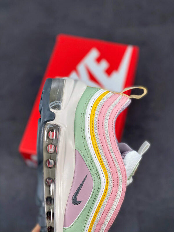 Nike Air Max 97 Multi Pastel Pink Orange-Yellow-Green For Sale