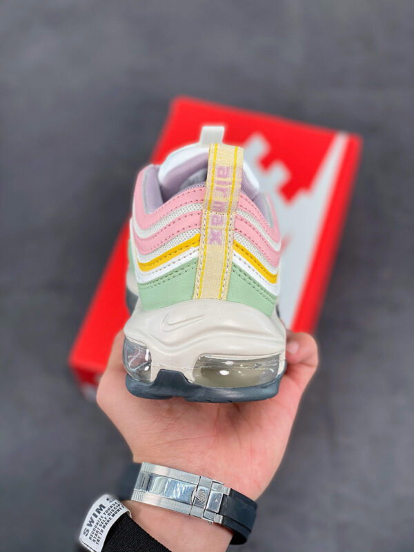 Nike Air Max 97 Multi Pastel Pink Orange-Yellow-Green For Sale