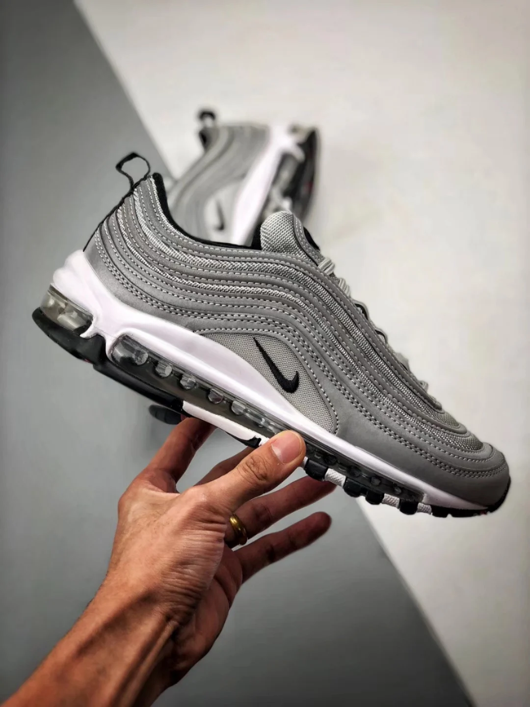 Nike Air Max 97 Reflect Silver Pure Platinum-Wolf Grey-Black On Sale