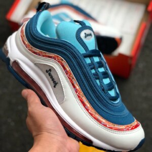 Nike Air Max 97 Swoosh Chain Pack Blue White On Sale