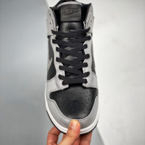 Nike Dunk Hi Premium SP White Black-Reflect Silver For Sale