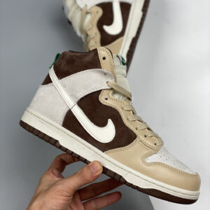 Nike Dunk High Premium Light Chocolate DH5348-100? For Sale