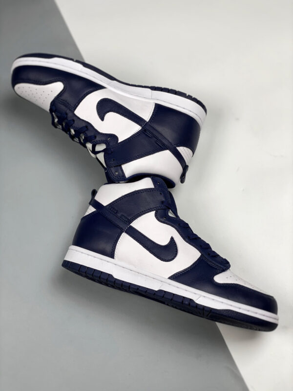 Nike Dunk High White Midnight Navy-White For Sale