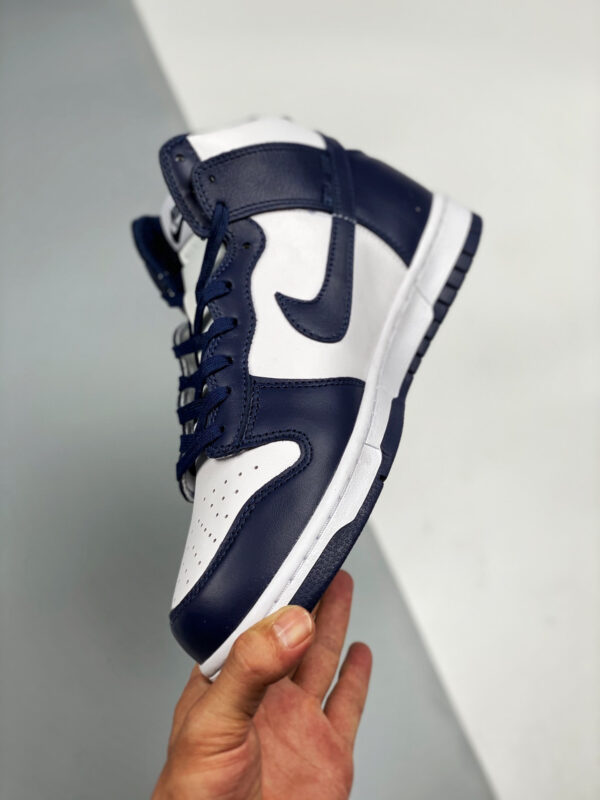 Nike Dunk High White Midnight Navy-White For Sale