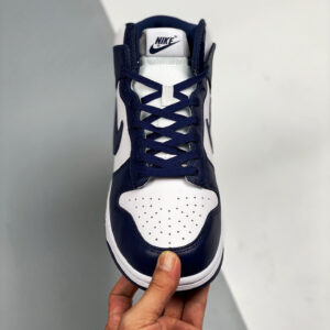 Nike Dunk High White Midnight Navy-White For Sale