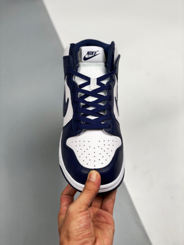 Nike Dunk High White Midnight Navy-White For Sale