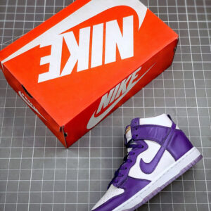 Nike Dunk High White Varsity Purple DC5382-100 For Sale