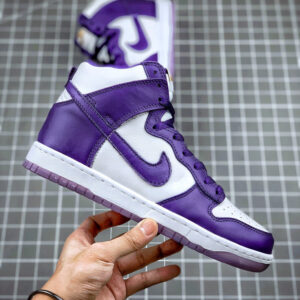 Nike Dunk High White Varsity Purple DC5382-100 For Sale