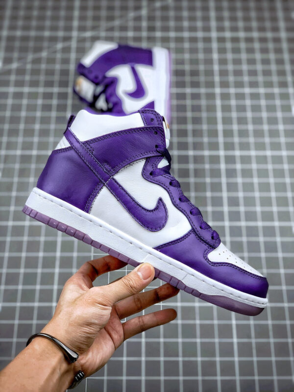 Nike Dunk High White Varsity Purple DC5382-100 For Sale