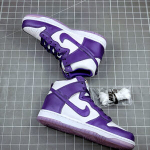 Nike Dunk High White Varsity Purple DC5382-100 For Sale