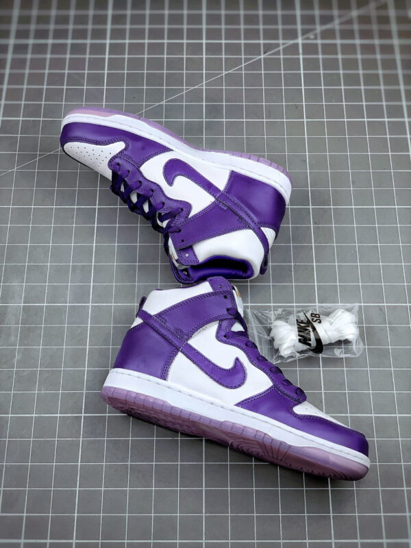 Nike Dunk High White Varsity Purple DC5382-100 For Sale