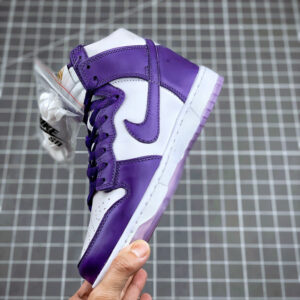 Nike Dunk High White Varsity Purple DC5382-100 For Sale