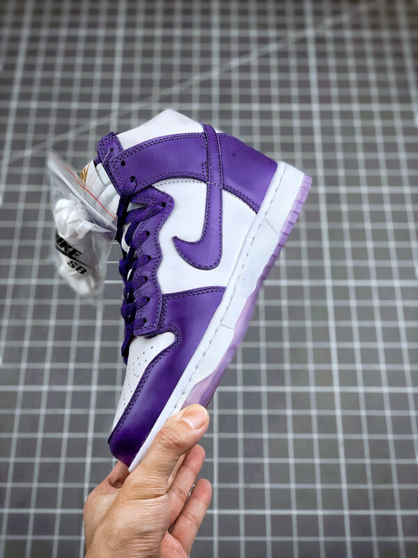 Nike Dunk High White Varsity Purple DC5382-100 For Sale