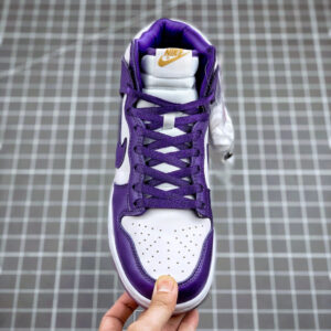 Nike Dunk High White Varsity Purple DC5382-100 For Sale