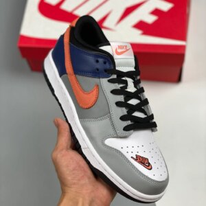 Nike Dunk Low EKIN White Neutral Grey-Orange Trance DC7454-100 For Sale