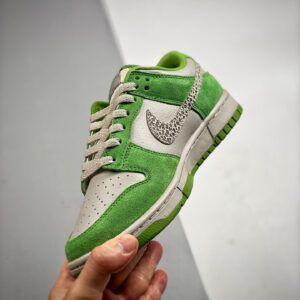 Nike Dunk Low Safari Swoosh Chlorophyll Light Iron Ore-Cave Stone For Sale