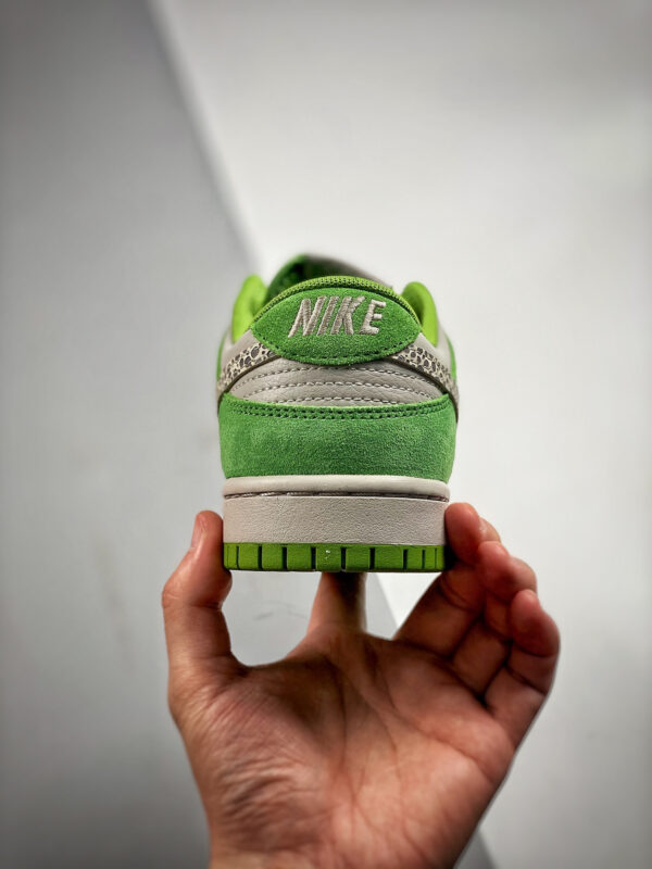 Nike Dunk Low Safari Swoosh Chlorophyll Light Iron Ore-Cave Stone For Sale