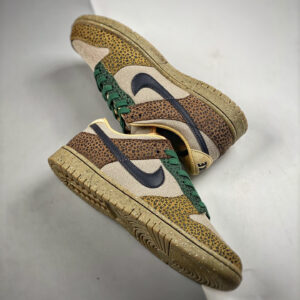 Nike Dunk Low Safari Cacao Wow Off Noir-Gorge Green DX2654-200 For Sale