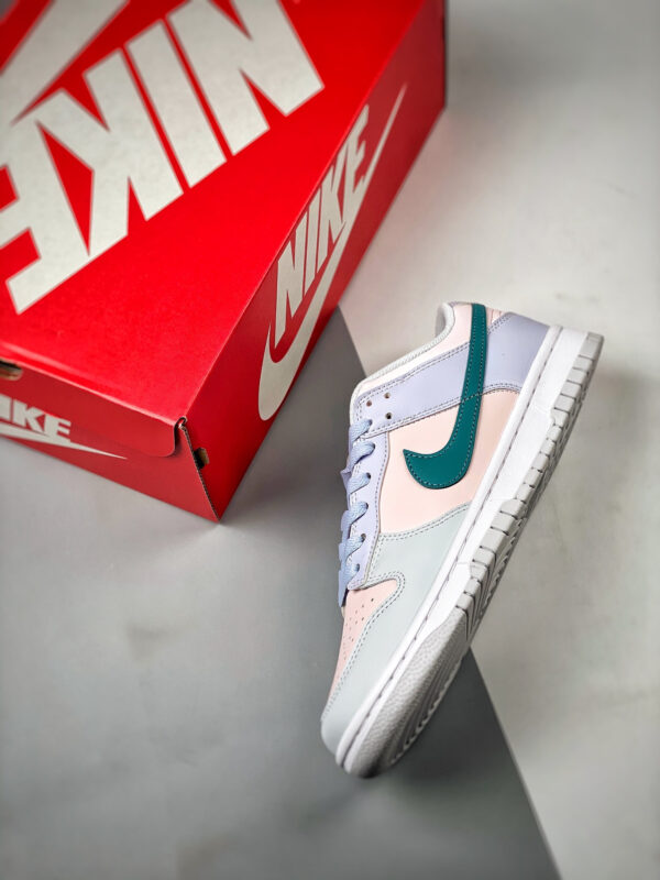 Nike Dunk Low Football Grey Mineral Teal-Pearl Pink FD1232-002 For Sale