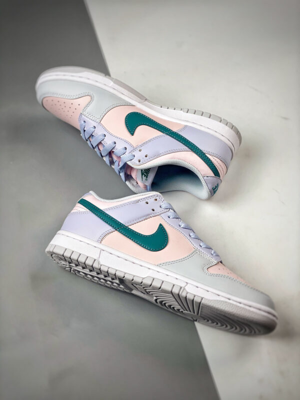 Nike Dunk Low Football Grey Mineral Teal-Pearl Pink FD1232-002 For Sale