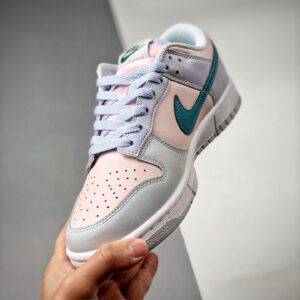 Nike Dunk Low Football Grey Mineral Teal-Pearl Pink FD1232-002 For Sale