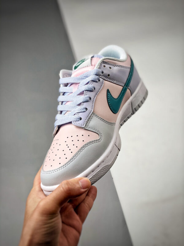 Nike Dunk Low Football Grey Mineral Teal-Pearl Pink FD1232-002 For Sale