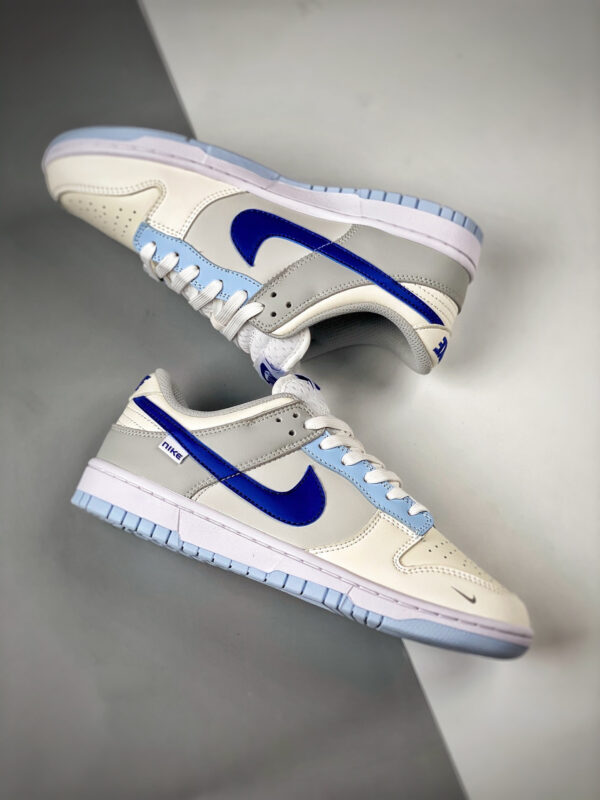 Nike Dunk Low Ivory Hyper Royal FB1843-141 For Sale