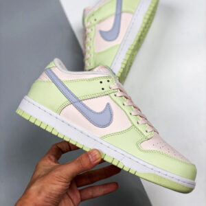 Nike Dunk Low Light Soft Pink Ghost-Lime Ice-White For Sale