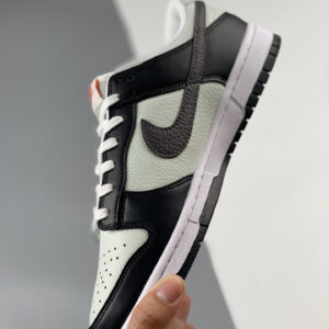 Nike Dunk Low Mini Swoosh Grey Black Orange FN7808-001 For Sale