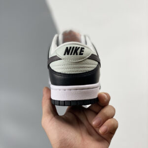 Nike Dunk Low Mini Swoosh Grey Black Orange FN7808-001 For Sale