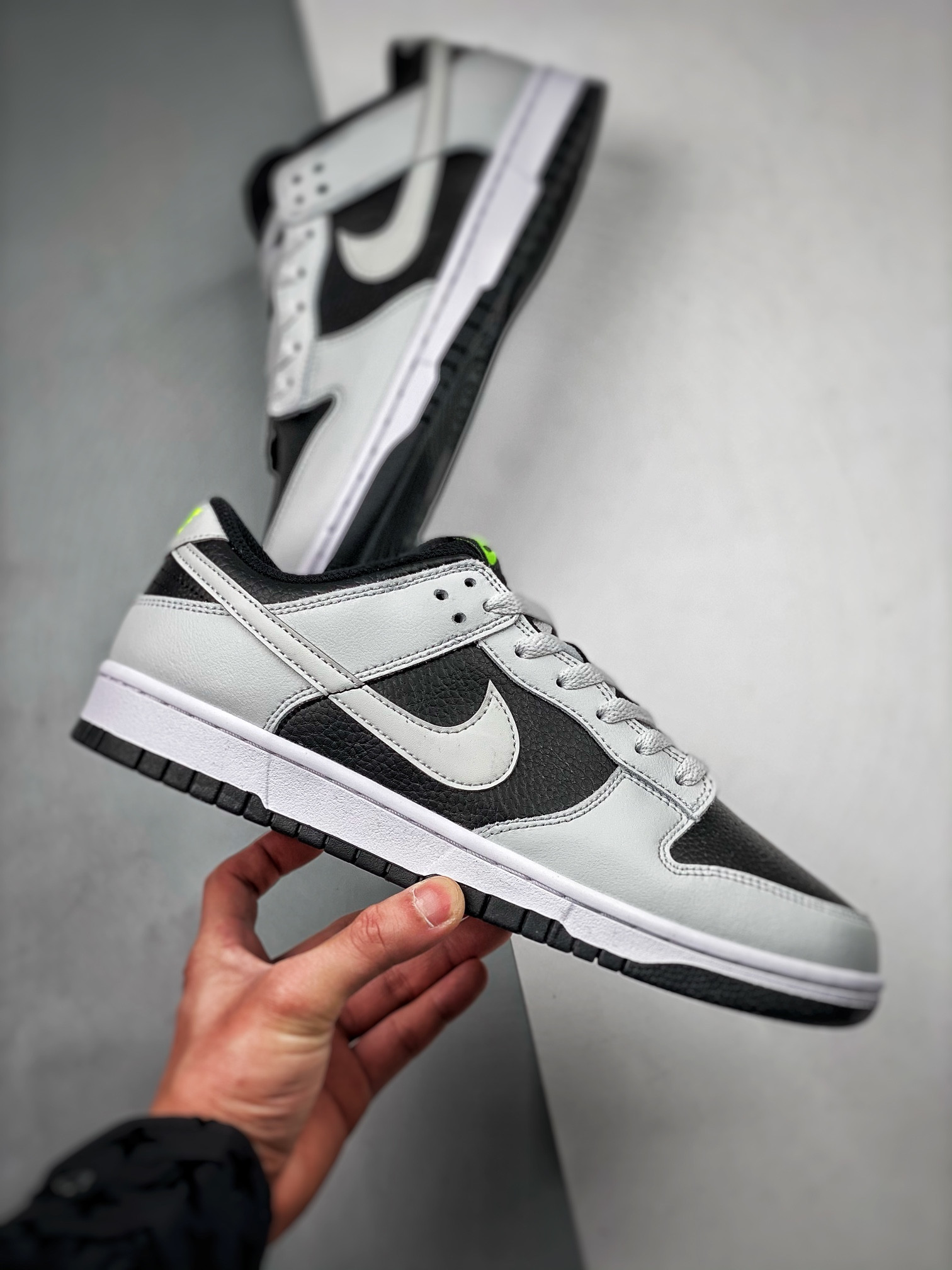 Nike Dunk Low Reverse Panda Grey Black Volt FD9756-001 For Sale