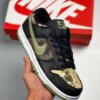 Nike Dunk Low SE Black Oil Green-White-Total Orange For Sale